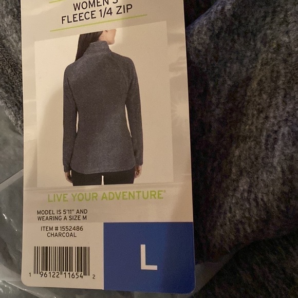 Eddie Bauer fleece 1/4 zip pullover - Picture 7 of 8